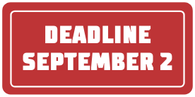 deadline Sept. 2 2022